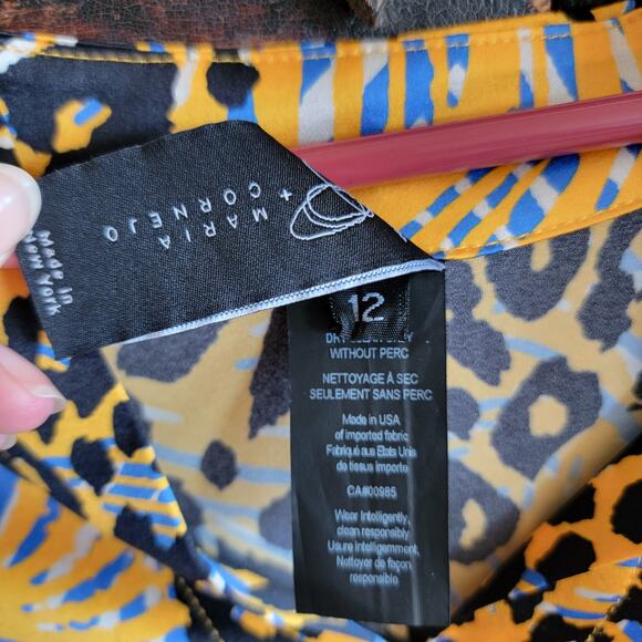 Zero + Maria Cornejo Silk Origami Top Sz 12 - Picture 4 of 5